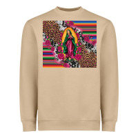 Mushroom our lady of guadalupe serape background tumbler Heavyweight Sweatshirt - Artiststas