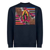 Navy our lady of guadalupe serape background tumbler Heavyweight Sweatshirt - Artiststas