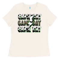 Bone game day game day soccer lightning bolt Ladies Tee - Zillion Design Studio