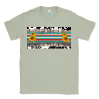 Matcha western cowhide serape sunflower mama license plate Classic Tee - BarkalooDesign