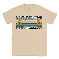 Mushroom western cowhide serape sunflower mama license plate Classic Tee - BarkalooDesign
