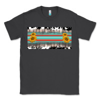 Smoke western cowhide serape sunflower mama license plate Classic Tee - BarkalooDesign