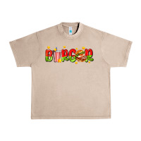 French Oak burger with coke and stars Urban Heavy Tee - AdoDesignShop