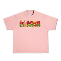Salmon burger with coke and stars Urban Heavy Tee - AdoDesignShop
