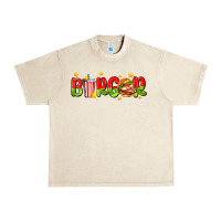 Sandshell burger with coke and stars Urban Heavy Tee - AdoDesignShop