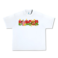 White burger with coke and stars Urban Heavy Tee - AdoDesignShop