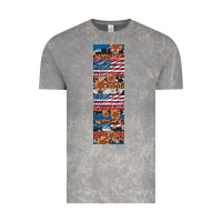 Cloud Rock usa flag and western patterns  penwraps Vintage Tee - Artiststas