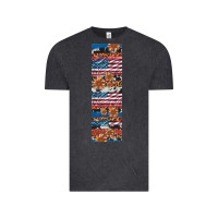 Vintage Black usa flag and western patterns  penwraps Vintage Tee - Artiststas