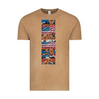 Vintage Camel usa flag and western patterns  penwraps Vintage Tee - Artiststas