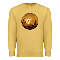 Antique Gold Desert Cactus Sunset Volleyball Premium Sweatshirt - Bettercallsaul