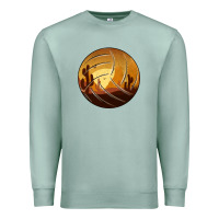 Seafoam Desert Cactus Sunset Volleyball Premium Sweatshirt - Bettercallsaul