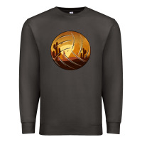 Smoke Desert Cactus Sunset Volleyball Premium Sweatshirt - Bettercallsaul