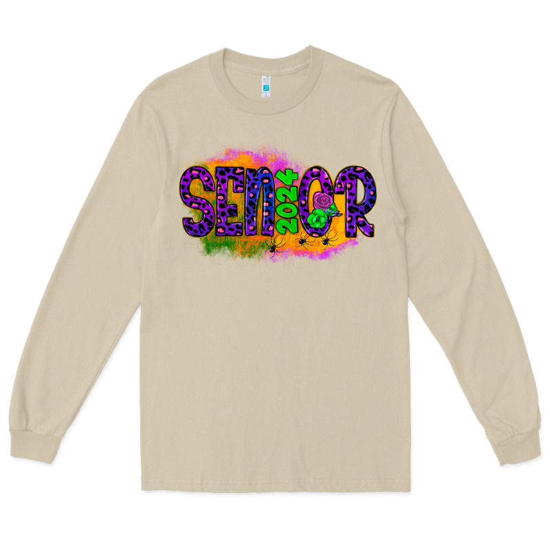 Senior 2024 Halloween Long Sleeve Tee by JahusDesignShop | Teevron