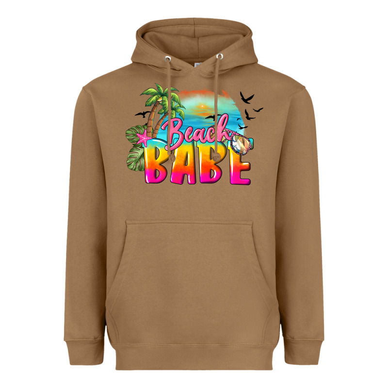 Beach Babe Heavyweight Hoodie by BarkalooDesign | Teevron