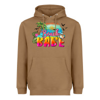 Toasted Coconut beach babe Heavyweight Hoodie - BarkalooDesign