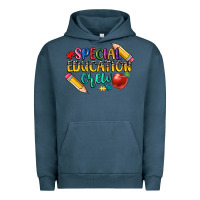 Pigment Midnight Navy special education crew Urban Hoodie - CowGirlArtShop