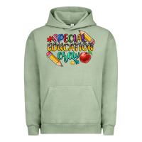 Pigment Oil Green special education crew Urban Hoodie - CowGirlArtShop