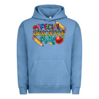 Pigment Pebble Blue special education crew Urban Hoodie - CowGirlArtShop