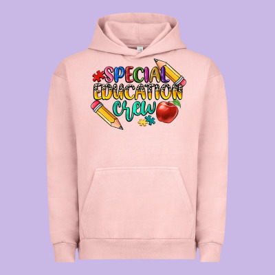 Special Education Crew Urban Hoodie Designed By Cowgirlartshop