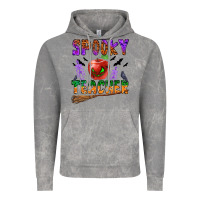 Cloud Rock spooky teacher Vintage Hoodie - BundleAndBundleShop