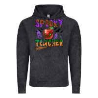 Vintage Black spooky teacher Vintage Hoodie - BundleAndBundleShop