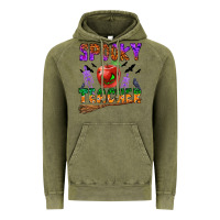 Vintage Olive spooky teacher Vintage Hoodie - BundleAndBundleShop