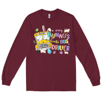 Burgundy every bunny's favorite bus driver malia Long Sleeve Tee - MaliasSmallBusiness