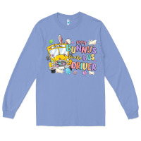 Colony Blue every bunny's favorite bus driver malia Long Sleeve Tee - MaliasSmallBusiness