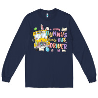 Navy every bunny's favorite bus driver malia Long Sleeve Tee - MaliasSmallBusiness