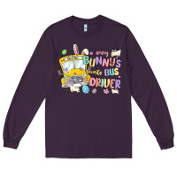 Plum every bunny's favorite bus driver malia Long Sleeve Tee - MaliasSmallBusiness