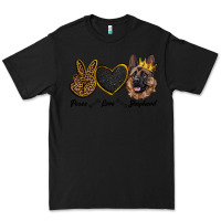 Black peace love shepherd Premium Tee - RanaPortraitStore