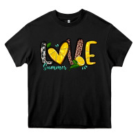 Black love summer lemon Heavy Core Tee - Zillion Design Studio