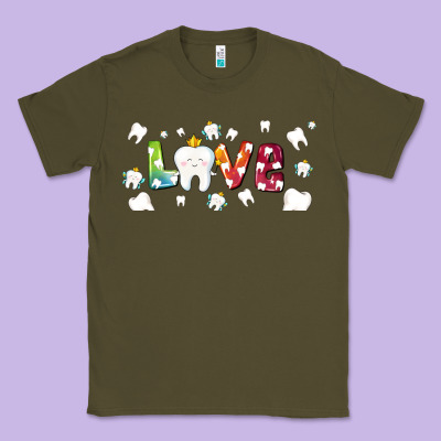 Love Tooth And Tooth Fairy Classic Tee Designed By Adodesignshop