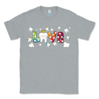 Heather Grey love tooth and tooth fairy Classic Tee - AdoDesignShop