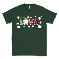 Sports Green love tooth and tooth fairy Classic Tee - AdoDesignShop