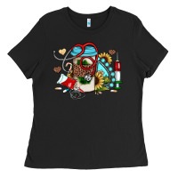 Black Christmas sunflower gemstone nurse Ladies Tee - JahusDesignShop