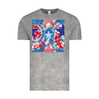 Cloud Rock patriotic tie dye stars Vintage Tee - BundleAndBundleShop