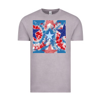 Vintage Zinc patriotic tie dye stars Vintage Tee - BundleAndBundleShop