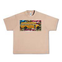 Burro school bus camouflage american flag license plate Urban Heavy Tee - Artiststas