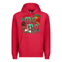 Cardinal Dog Mama Premium Hoodie - texasbilliewilder
