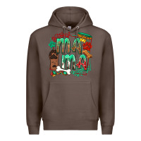 Coffee Dog Mama Premium Hoodie - texasbilliewilder