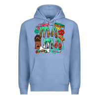 Colony Blue Dog Mama Premium Hoodie - texasbilliewilder