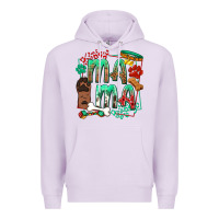 Lilac Dog Mama Premium Hoodie - texasbilliewilder