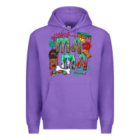 Purple Dog Mama Premium Hoodie - texasbilliewilder