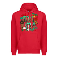 Red Dog Mama Premium Hoodie - texasbilliewilder