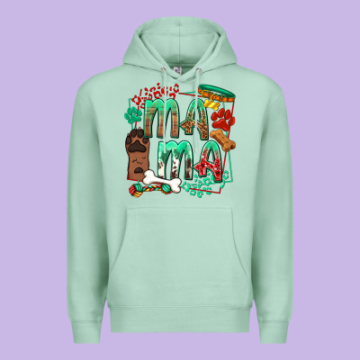 Dog Mama Premium Hoodie Designed By Texasbilliewilder
