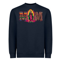 Navy mom our lady of guadalupe Heavyweight Sweatshirt - Artiststas