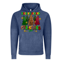 Vintage Denim rocking around the christmas tree Vintage Hoodie - AdoDesignShop