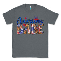 Charcoal Heather american babe Classic Tee - LillyAllenDesigns