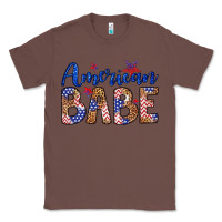 Chestnut american babe Classic Tee - LillyAllenDesigns